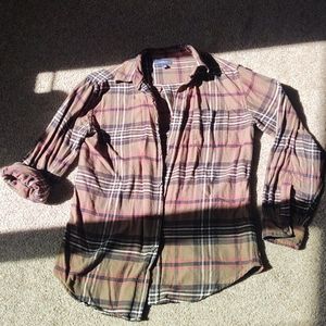 🌈 3/$25 Brown flannel shirt